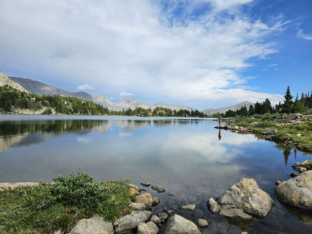 View of best lake for Brooke Trout