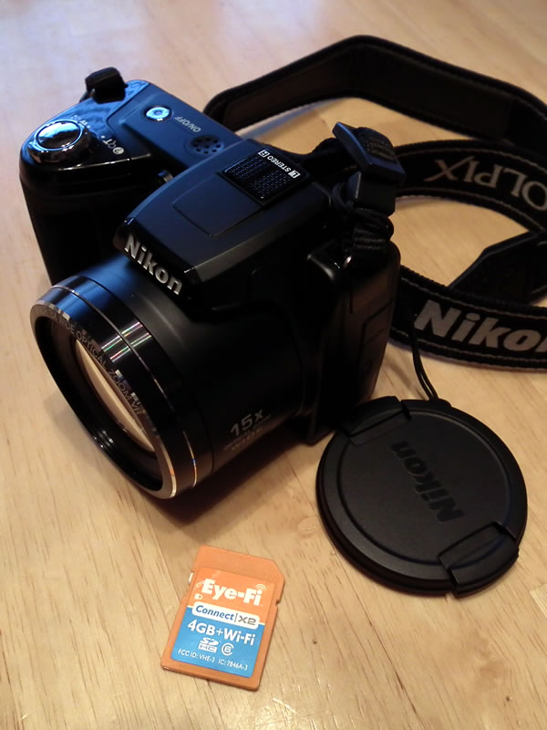 Nikon L110 Camera and Eye-Fi Wi-Fi SDHC Flash Memory
