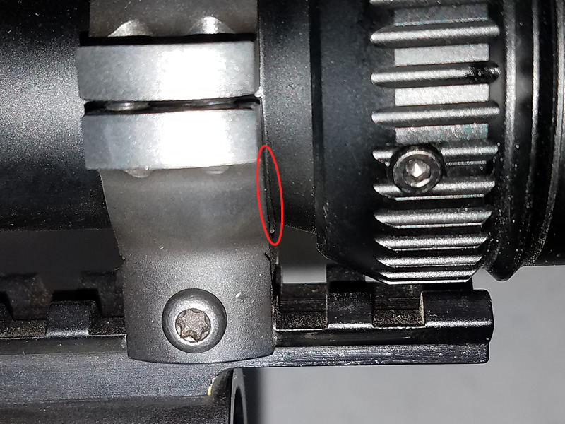 Scope tube and rings