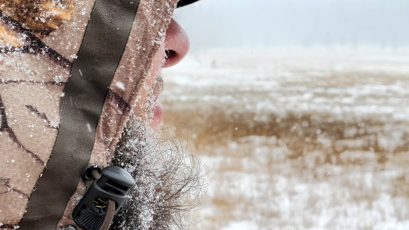 Snowy beard in the Uinta mountains.