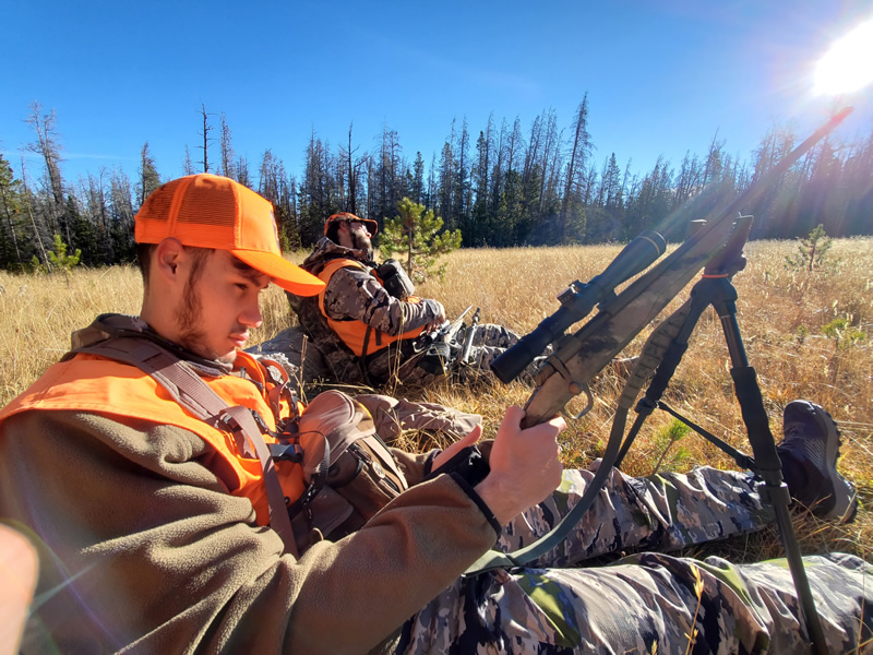 Waiting for some elk to show up.