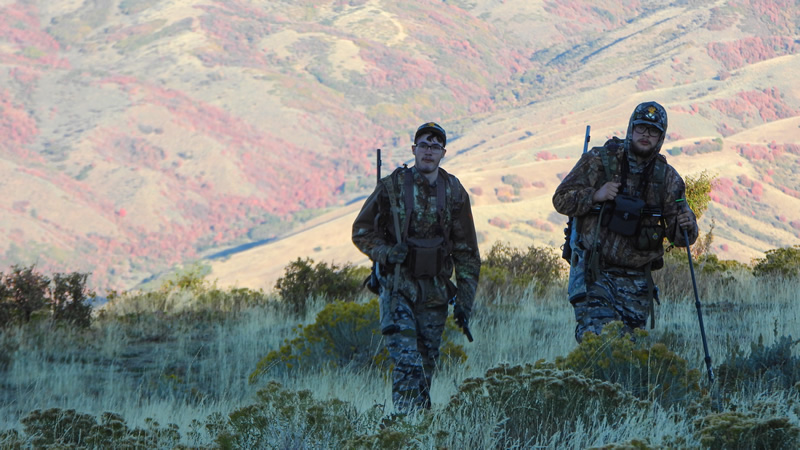 Muzzleloader deer hunting with my boys.