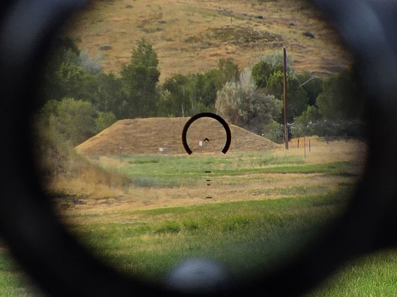 Primary Arms SLx Reticle on 300 yard target