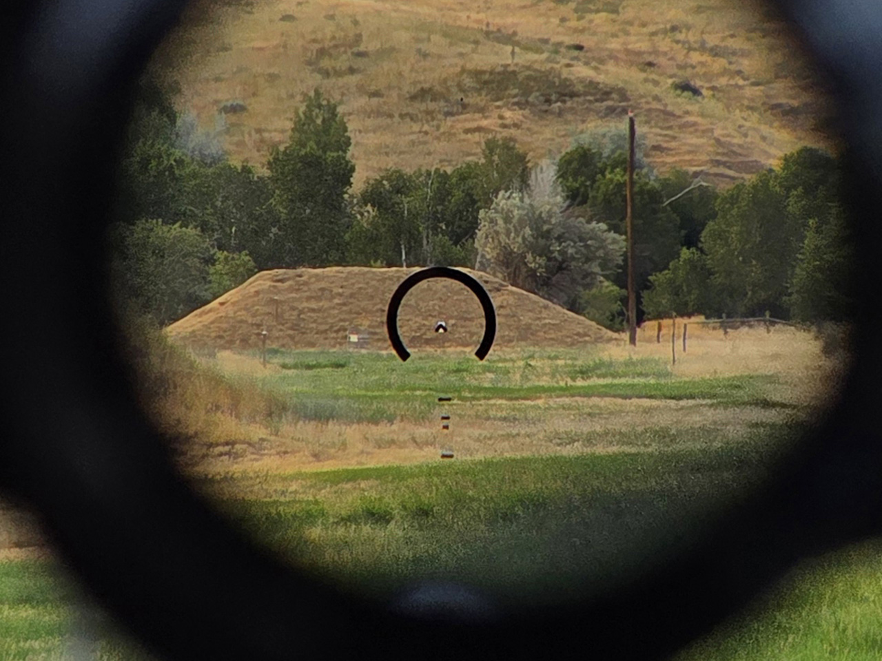 Primary Arms SLx Reticle on 300 yard target