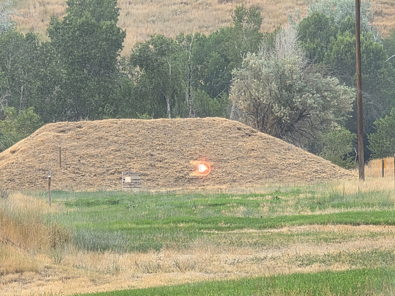 Leupold Freedom RDS Red Dot in the Mid level brightness setting on a 300 Yard Target