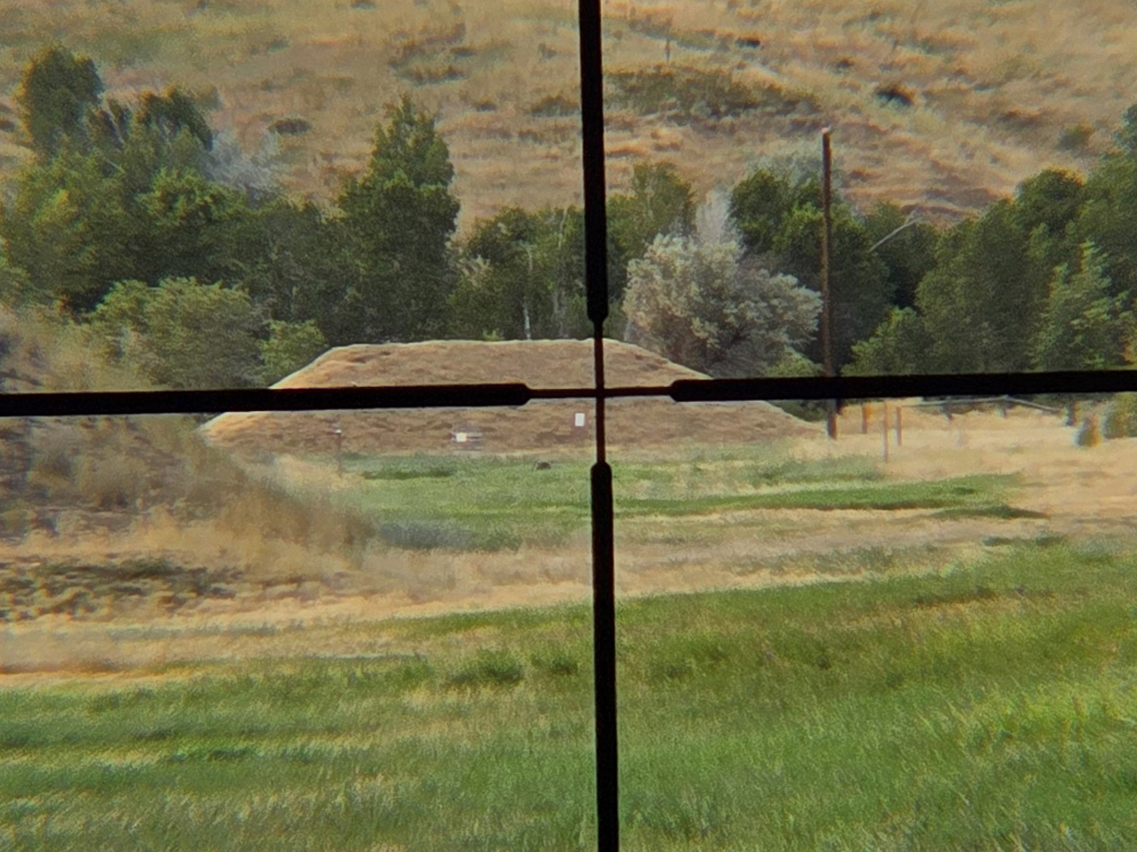 Vortex Crossfire Reticle on 300 Yard Target