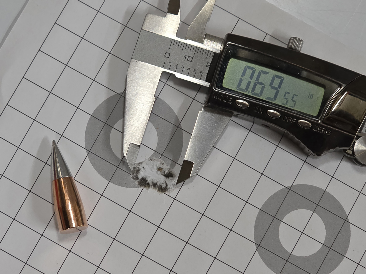 1/4 inch 3-shot group with CVA Endura