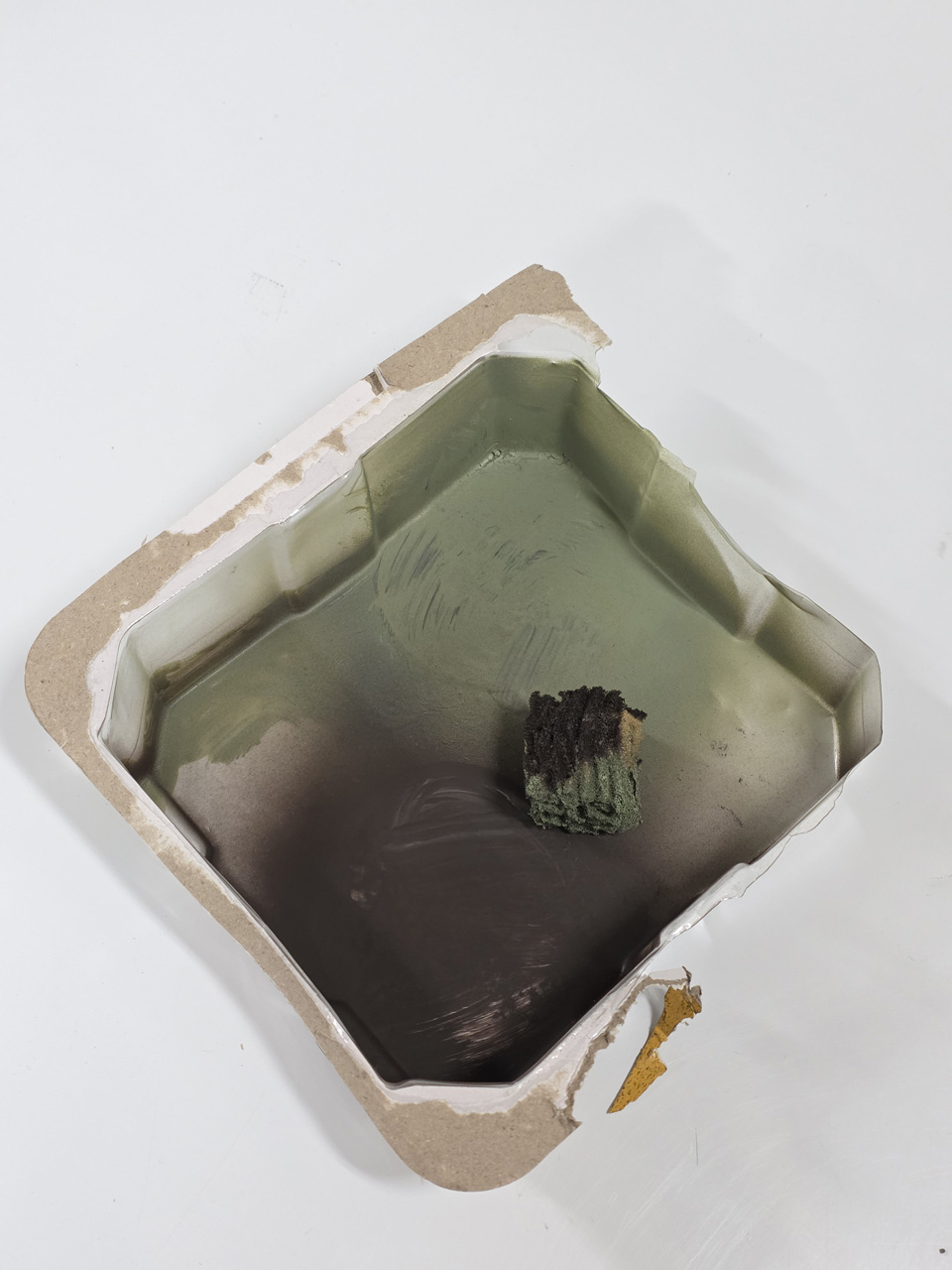 Paint tray with sponge