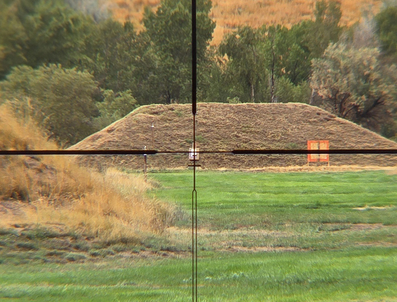 Western Optic 1x MuzzlePro Reticle on 300 Yard Target