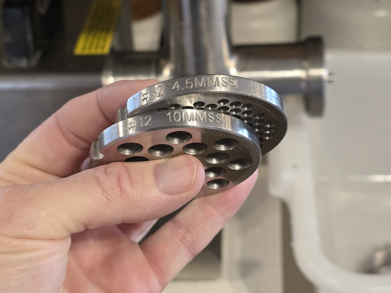 Coarse and fine grinding discs