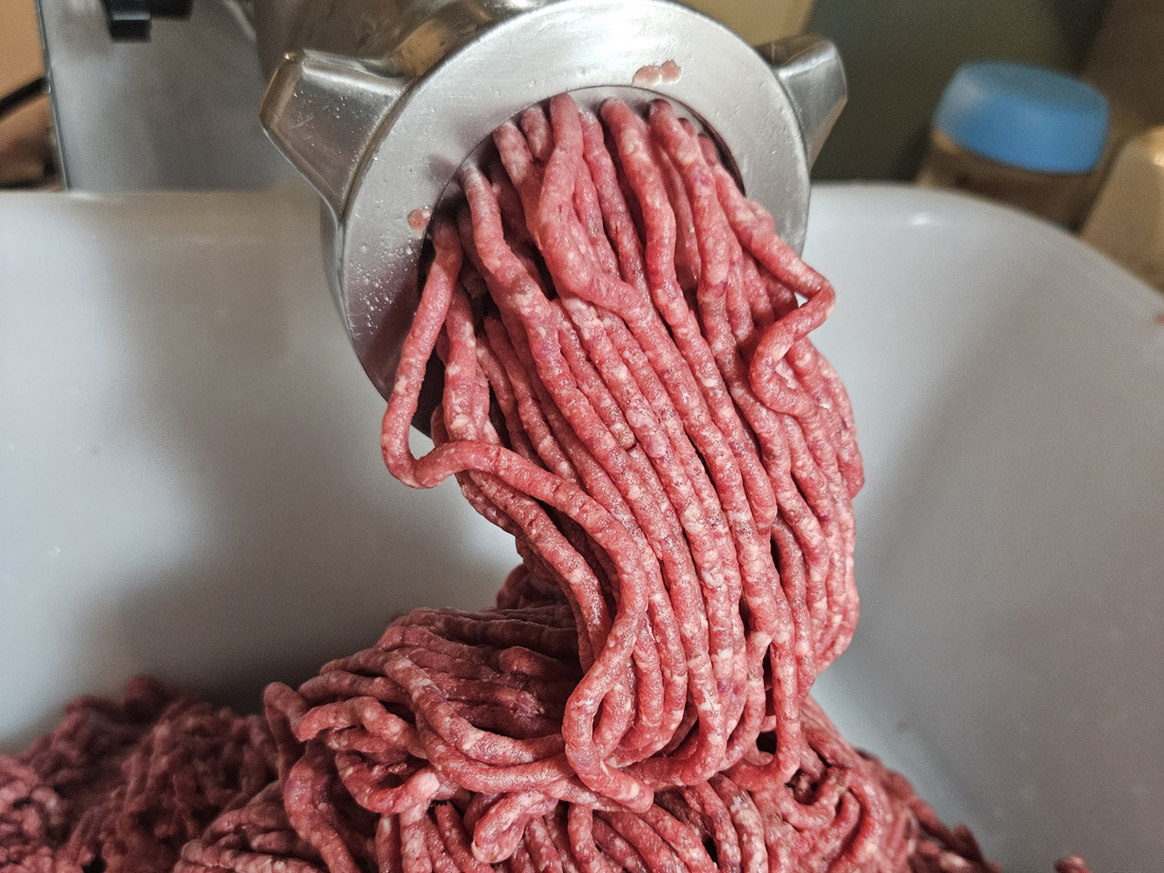 Fine grind wild game burger