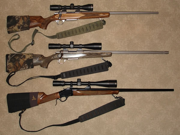 243 WSSM Rifles, Two Browning A-Bolts and a Winchester Model 1885
