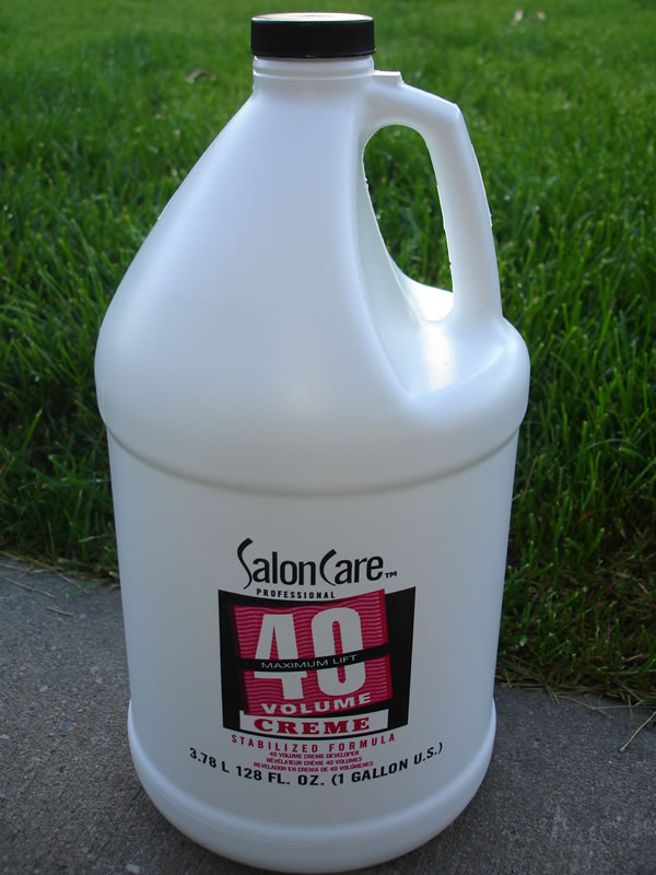 40 Volume Creme Developer Peroxide Bleach for DIY European Skull Mounts